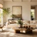 Modern home decor ideas for living room with neutral colors and natural lighting