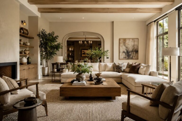 What A Room explained Modern luxury living room showing balanced colors, furniture, lighting, and décor creating a stunning interior