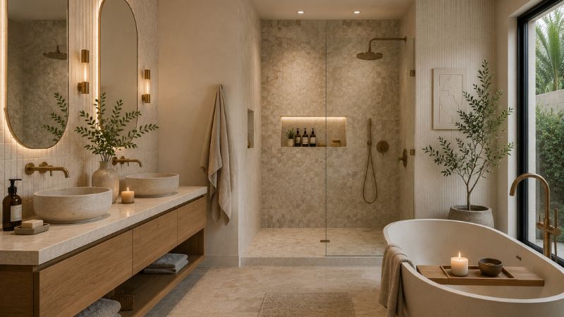 Latest bathroom design trends.