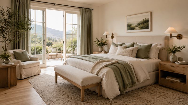 Neutral paint colors used in modern home interior