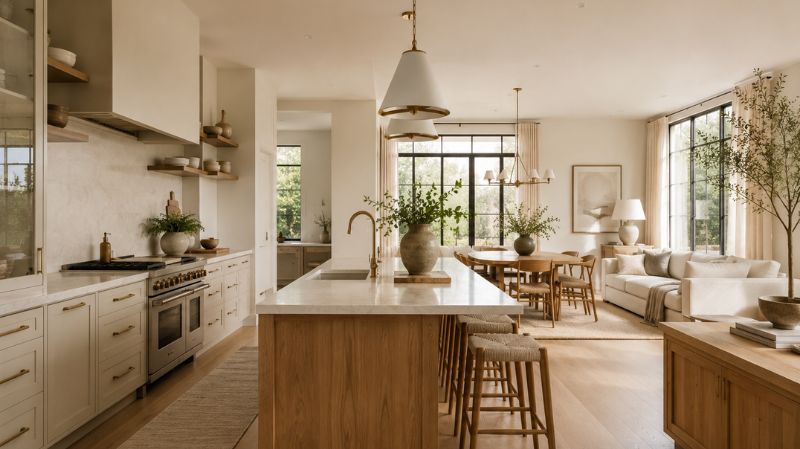 Shoji White paint undertones displayed in a neutral interior
